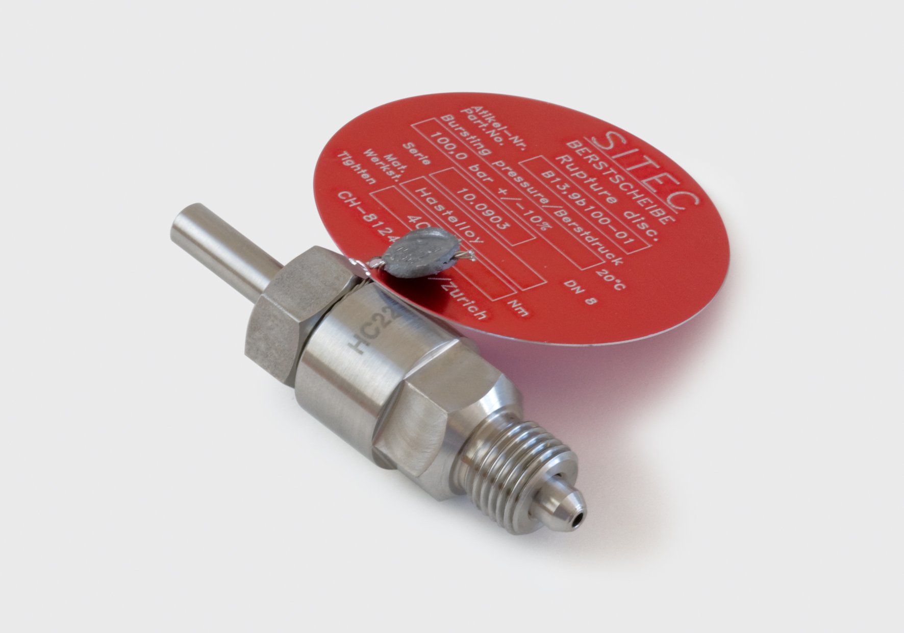 Rupture unit 12 bar MP10/LM10 SS