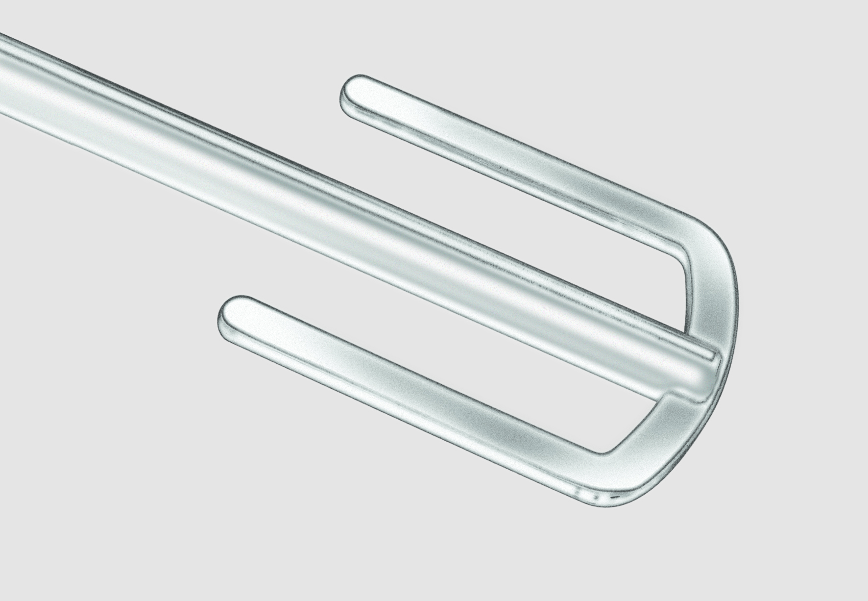 Anchor stirrer for 400mL,298x65 mm,glass