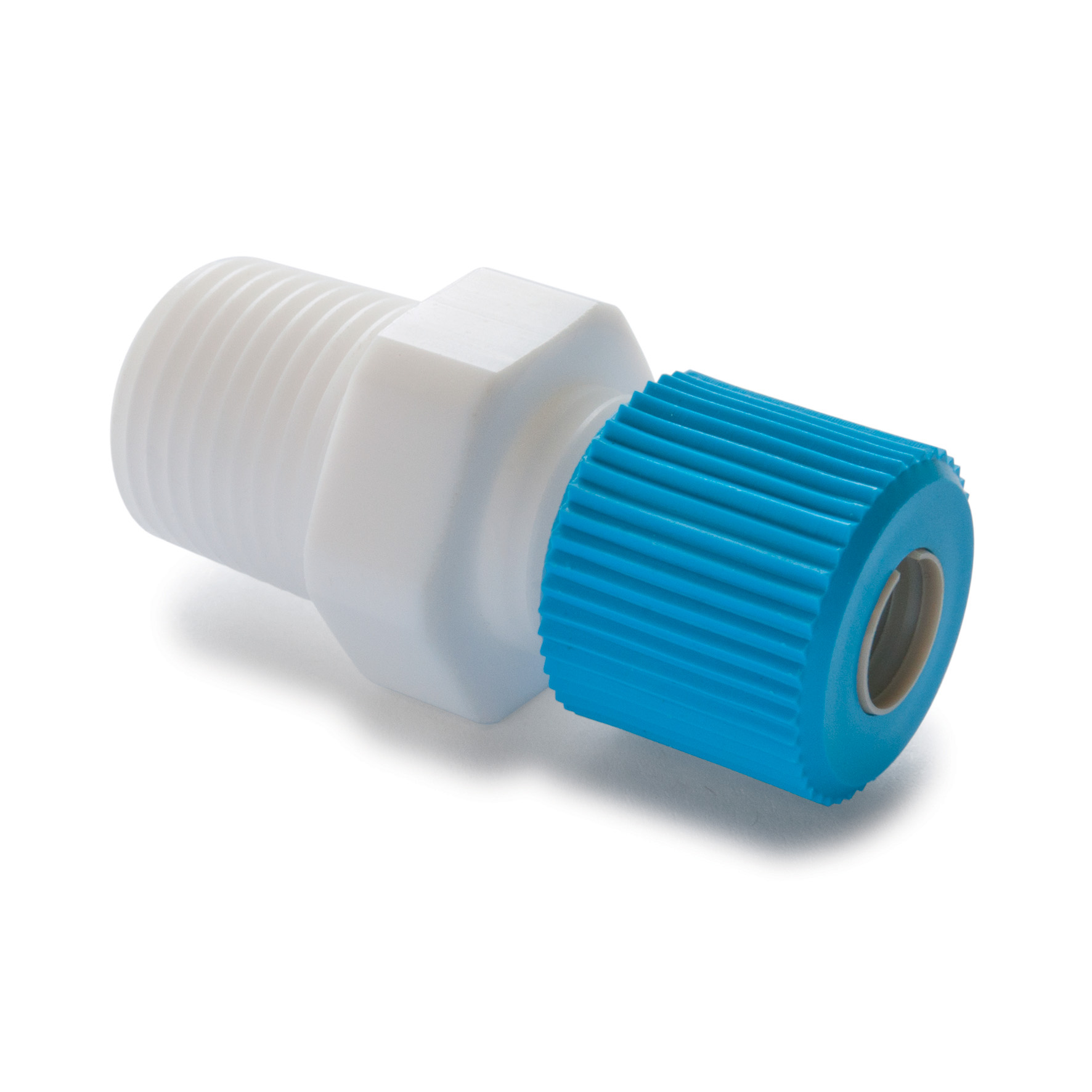 Compression fitting 1/2" NPT 3/8" bore