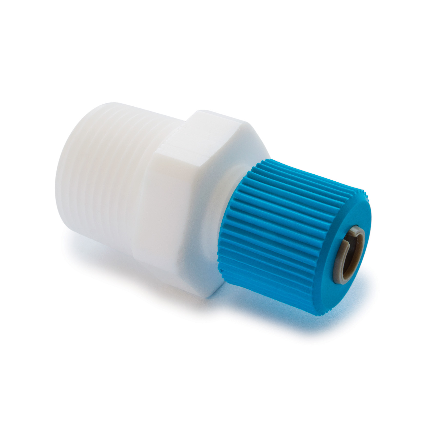 Compression fitting 3/4" NPT 8mm bore
