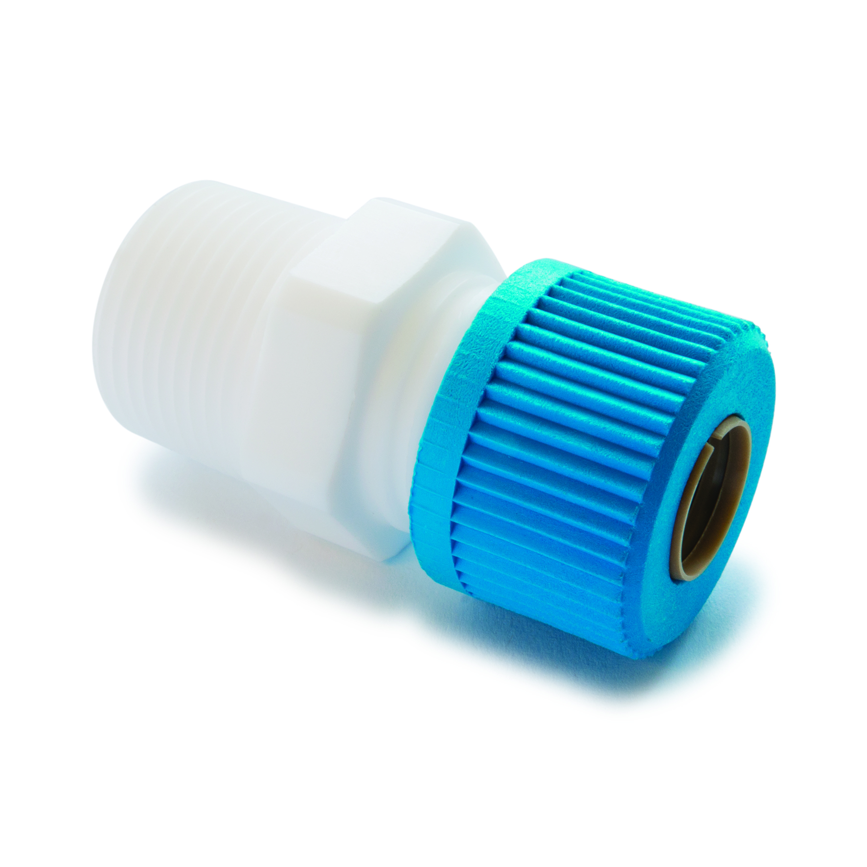 Compression fitting 1" NPT 14mm bore
