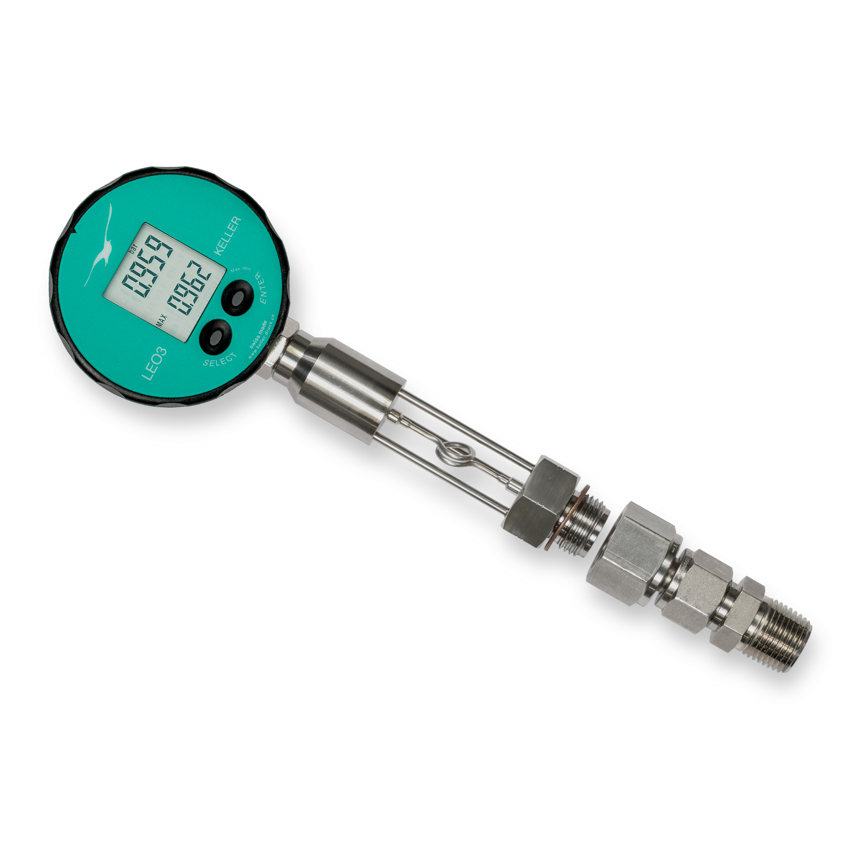 Pressure Gauge LEO3 HT 30 bar Set