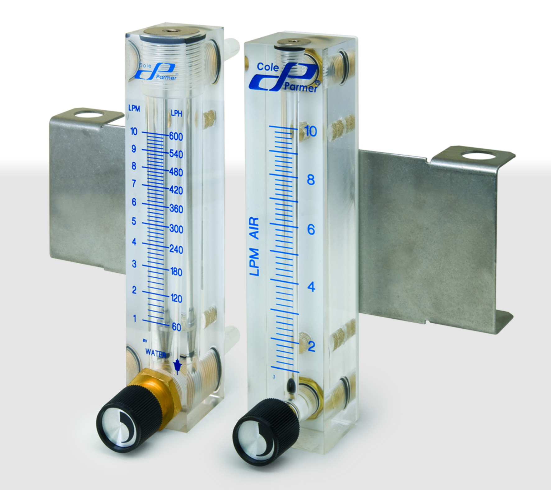 Flowmeter set for water and gas