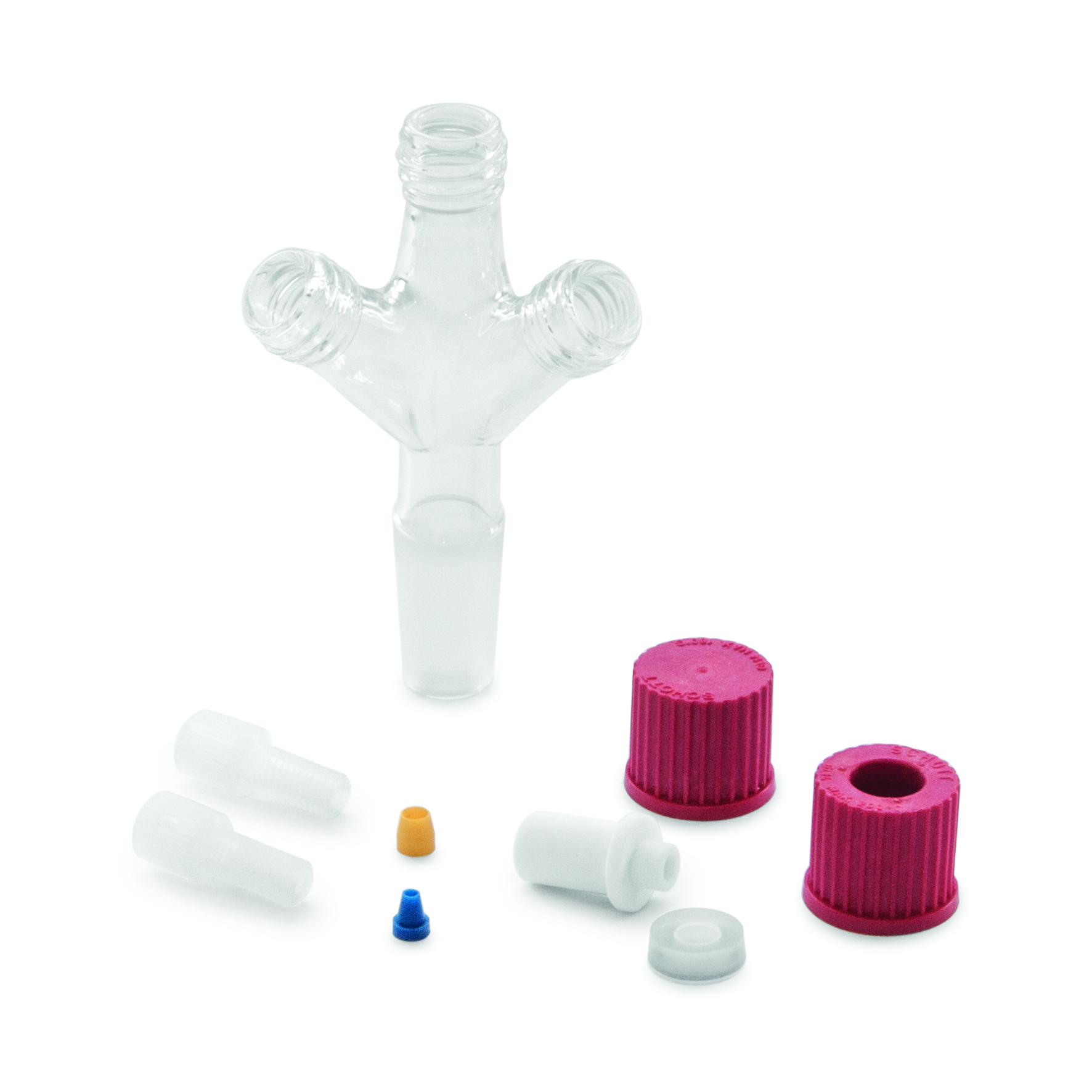 3-way dosing adapter set, ST14,Glass