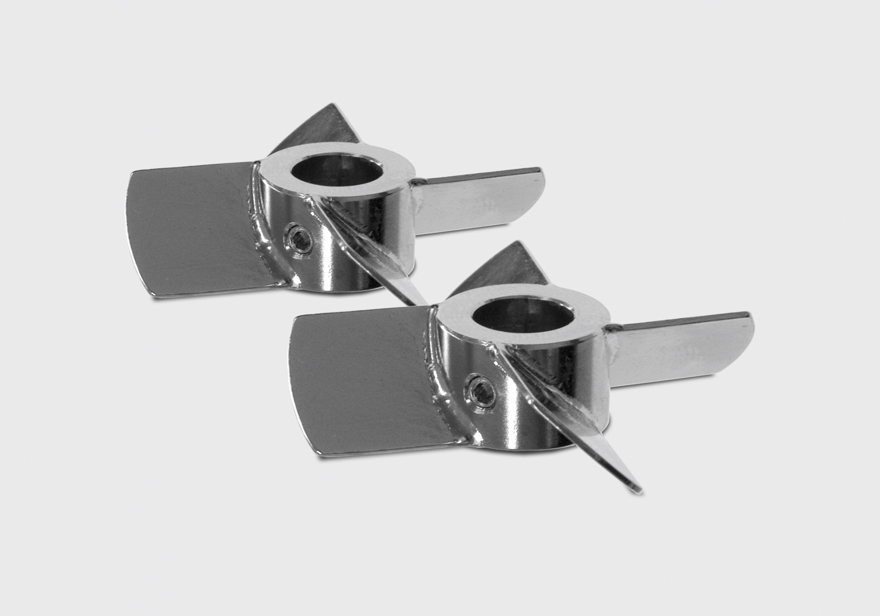 2x Upper propeller elements downward, HC