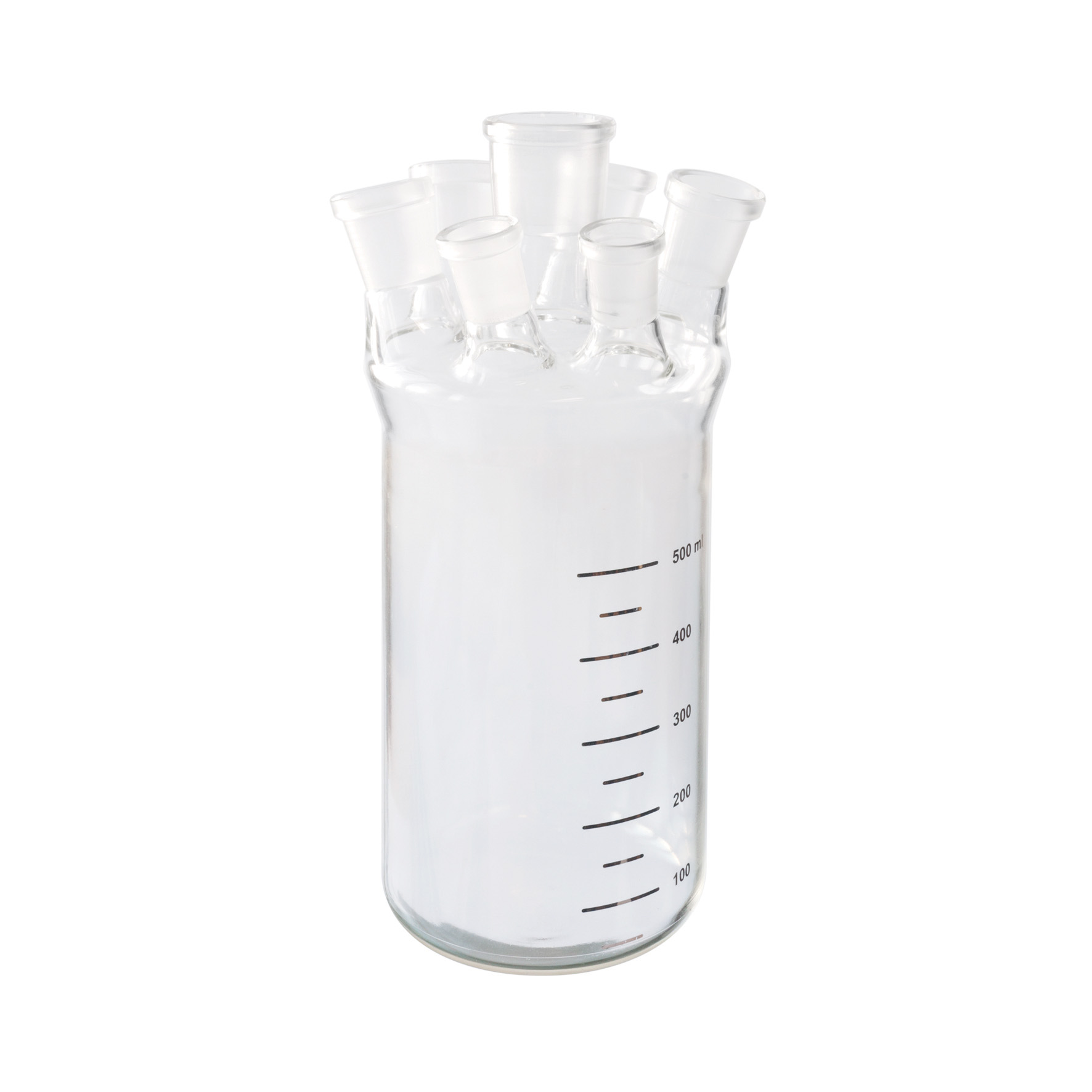 Glass Reactor OptiMax 500 mL, 7 ports