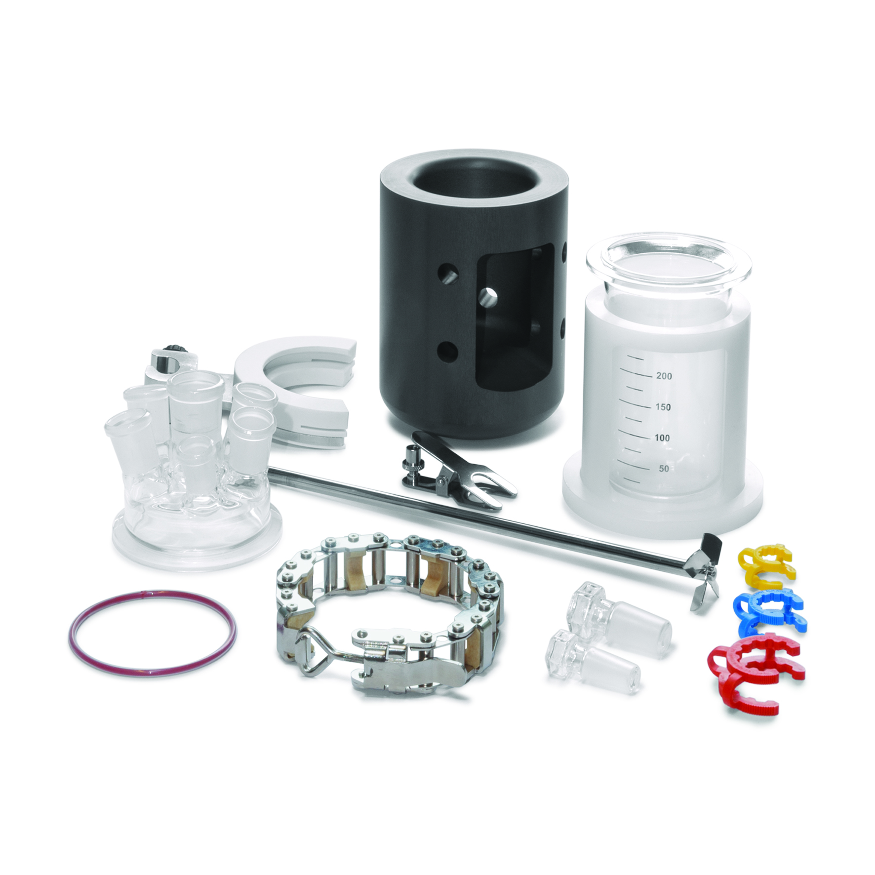 OM Glass Reactor Set 250ml, 2-piece