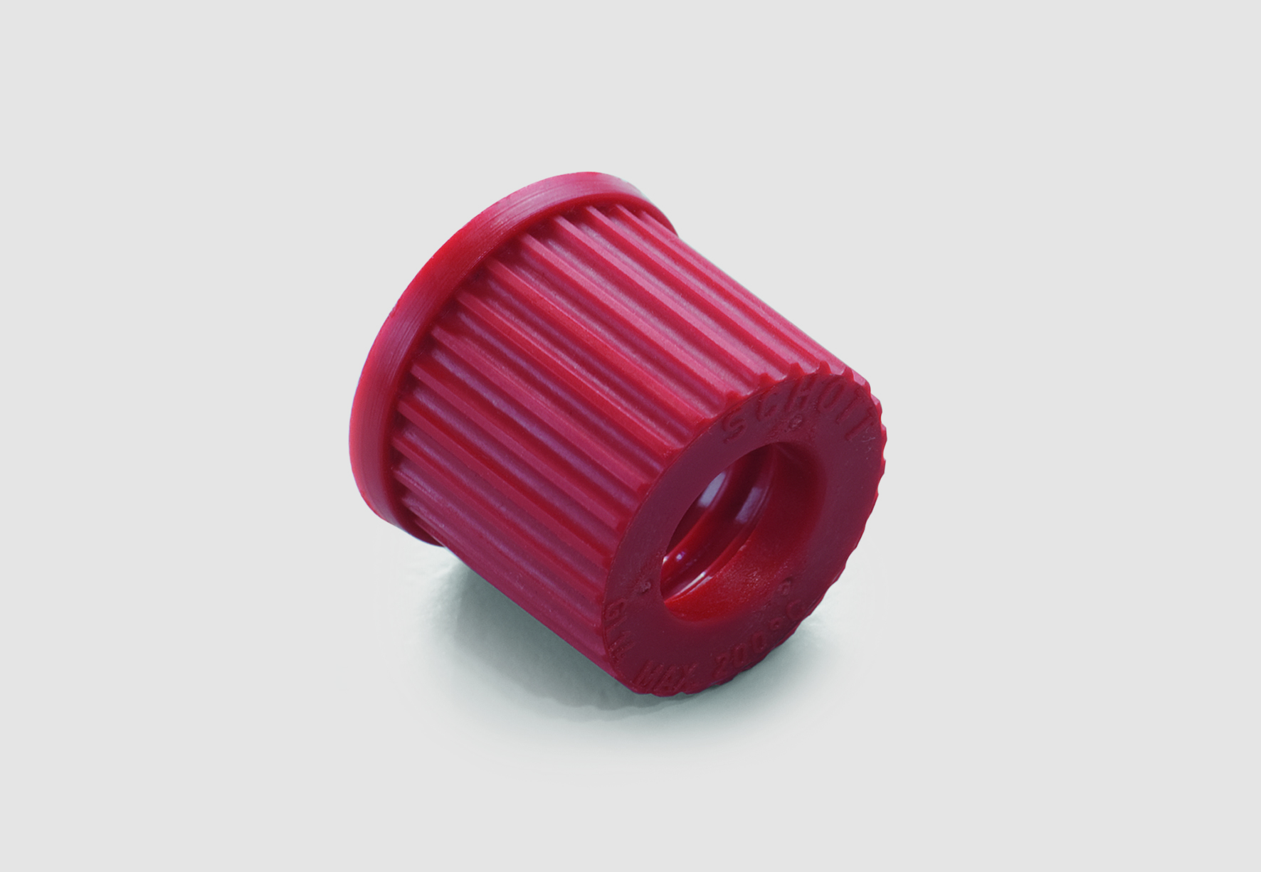 Screw Cap GL18 with aperture PBT (10pcs)