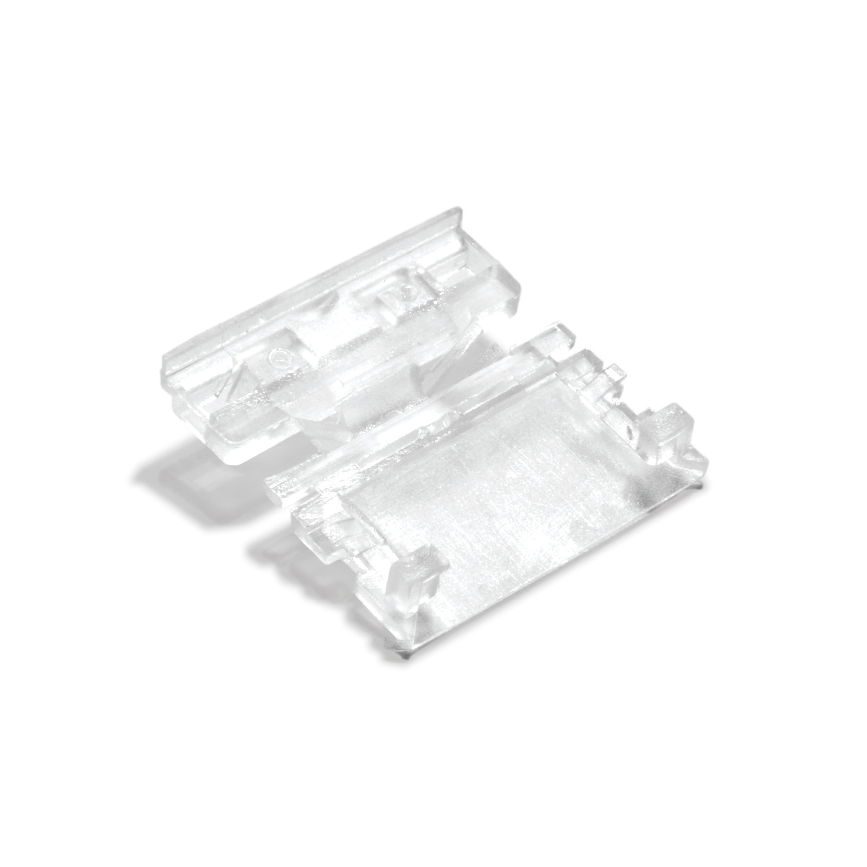 Identification clips for adhesive labels