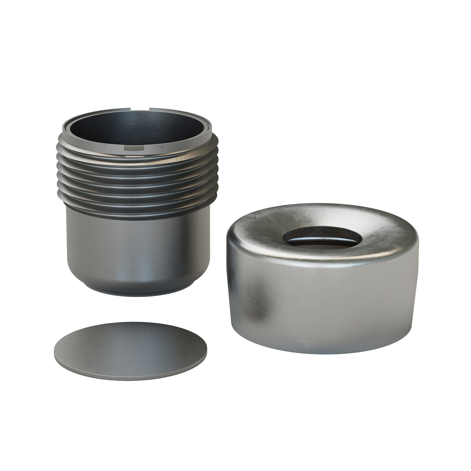 Crucible HP 270 uL, SST, pin