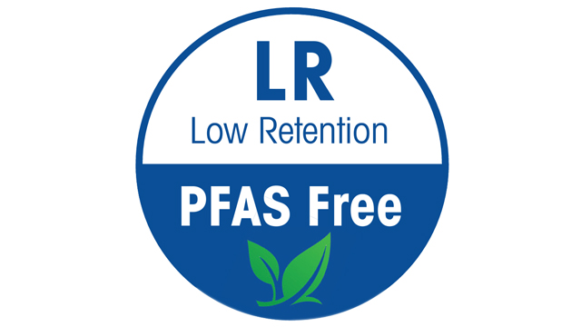 LR Low Retention PFAS Free Sticker